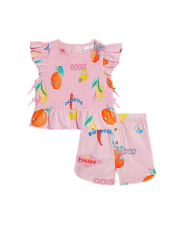 2pc Cotton Rich Fruit Outfit (2-16 Yrs)