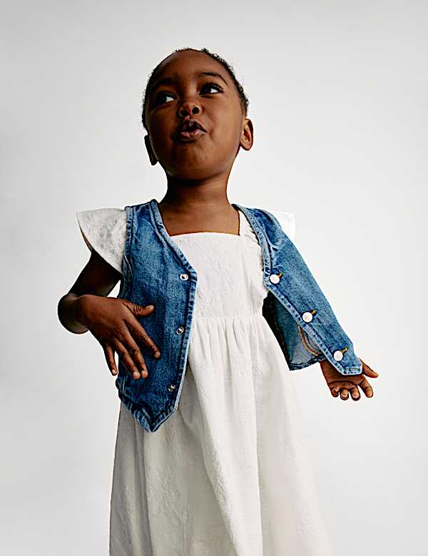 Denim Vest (2-16 Yrs)