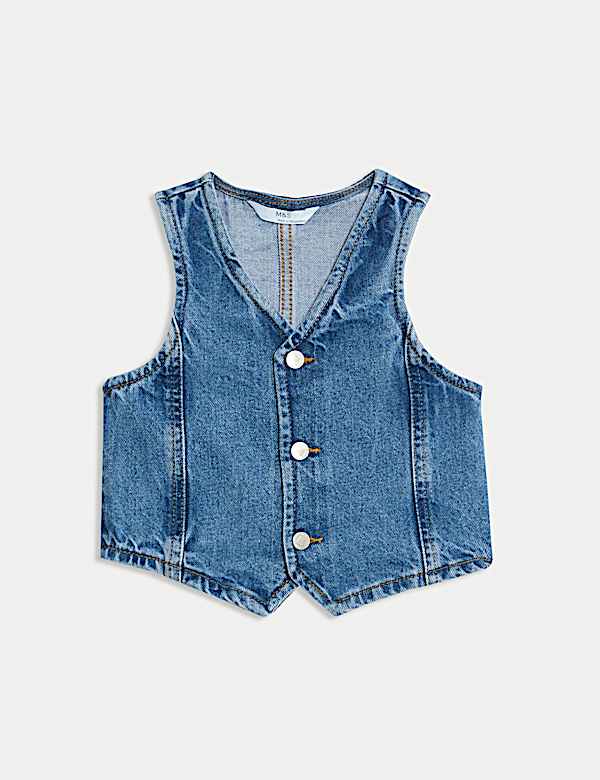 Denim Vest (2-16 Yrs) - NO