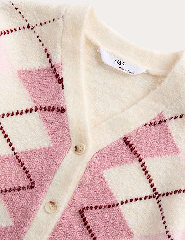 Argyle Cardigan (2-8 Yrs)