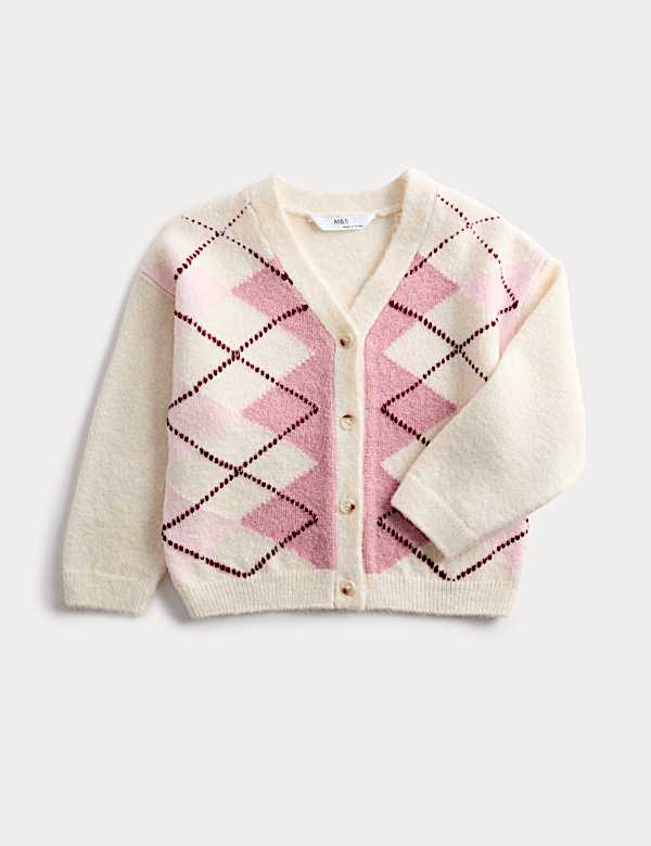 Argyle Cardigan (2-8 Yrs) - IL