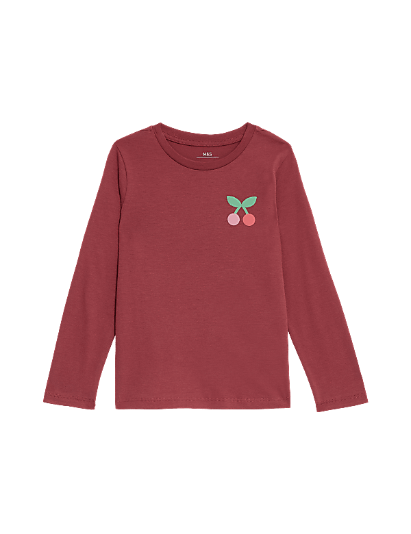 Pure Cotton Cherry Top (2-8 Yrs)