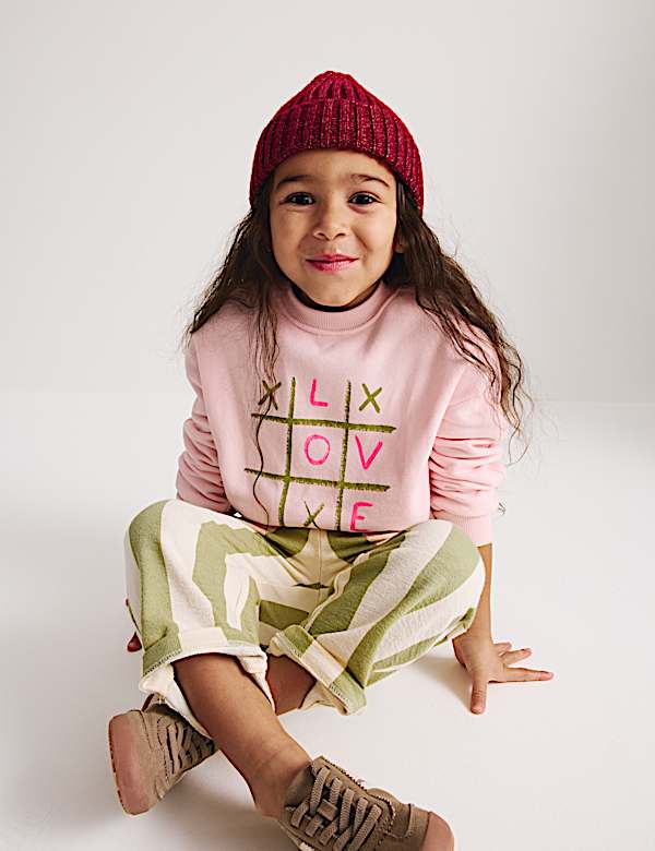 2 Piece Cotton Rich Striped Top & Trousers Outfit (12 Months-8 Years) - MV