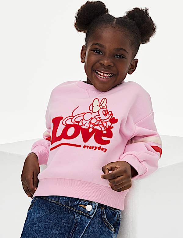 Sweat en coton à motif Minnie Mouse™ (du 2 au 8&nbsp;ans) - CA