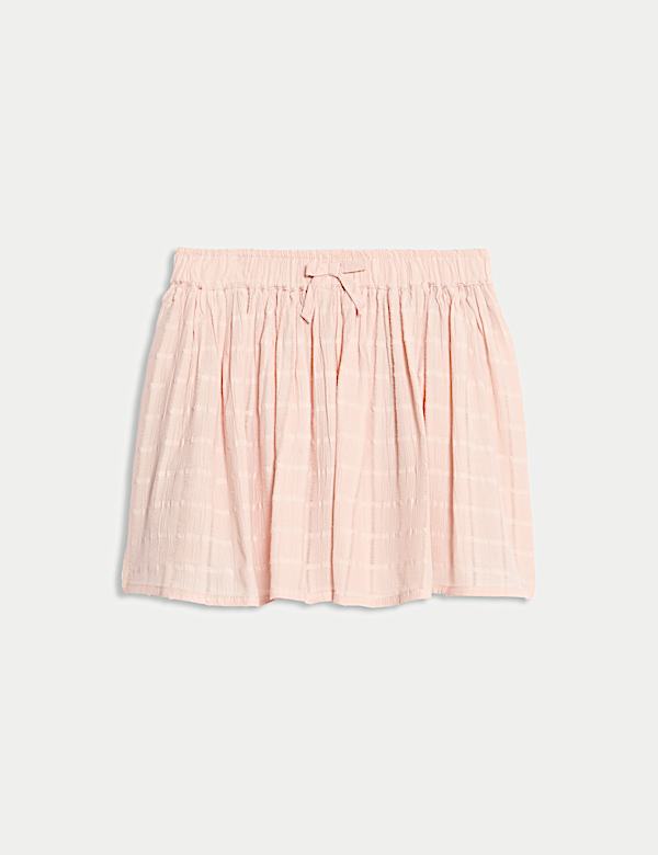 Textured Woven Mini Skirt (2-8 Yrs) - LV