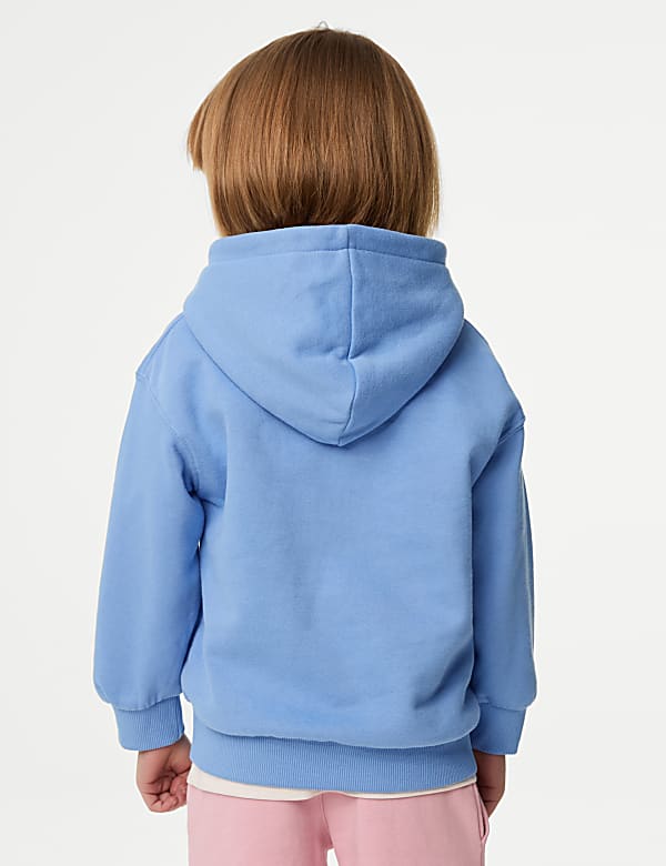 Cotton Rich Plain Hoodie (2-8 Yrs) - CA