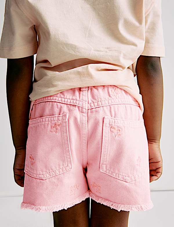 Mom Denim Shorts (2-8 Yrs)