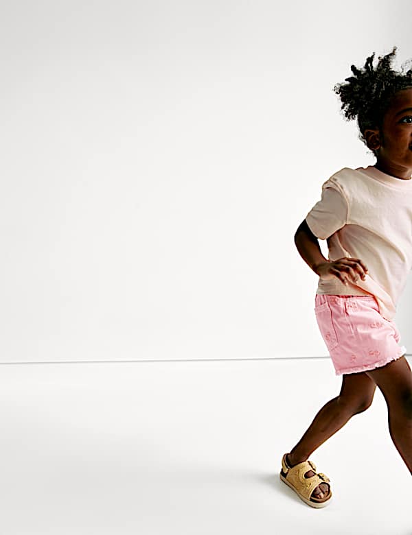 Mom Denim Shorts (2-8 Yrs)