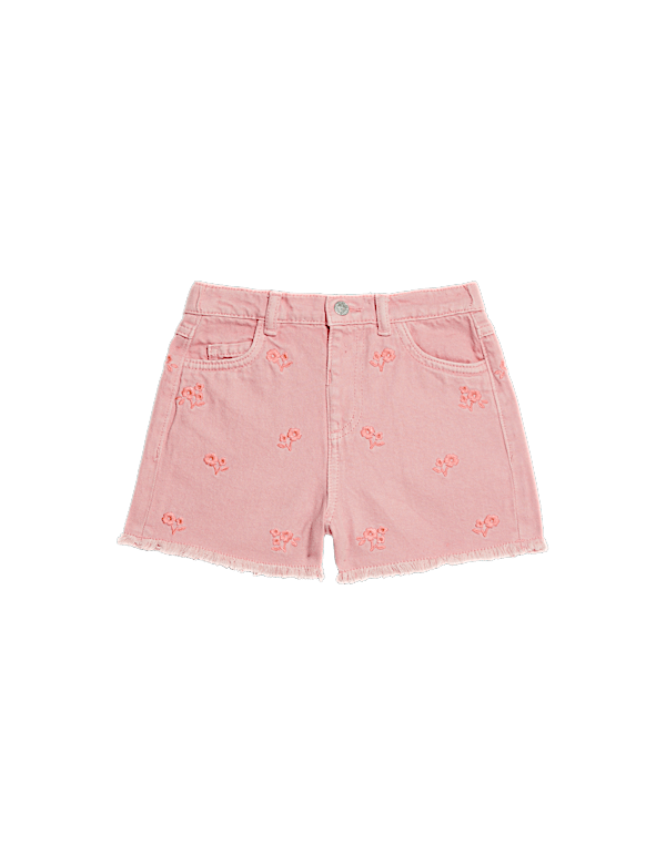 Mom Denim Shorts (2-8 Yrs)