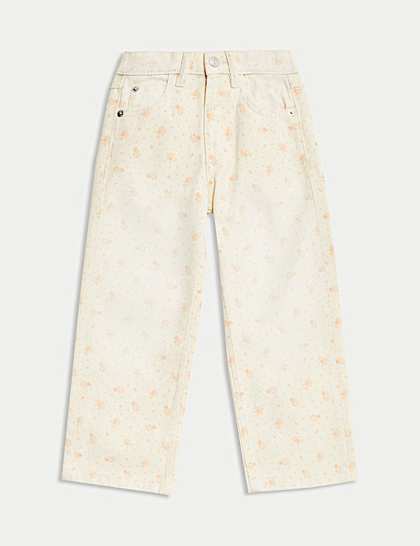 Jean coupe large 100 % coton (du 2 au 16 ans) - FR