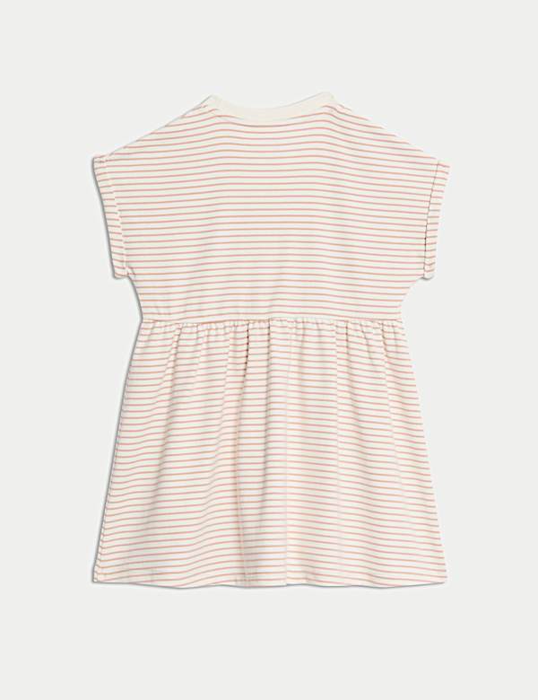 Cotton Rich Striped Dress (2-8 Yrs)
