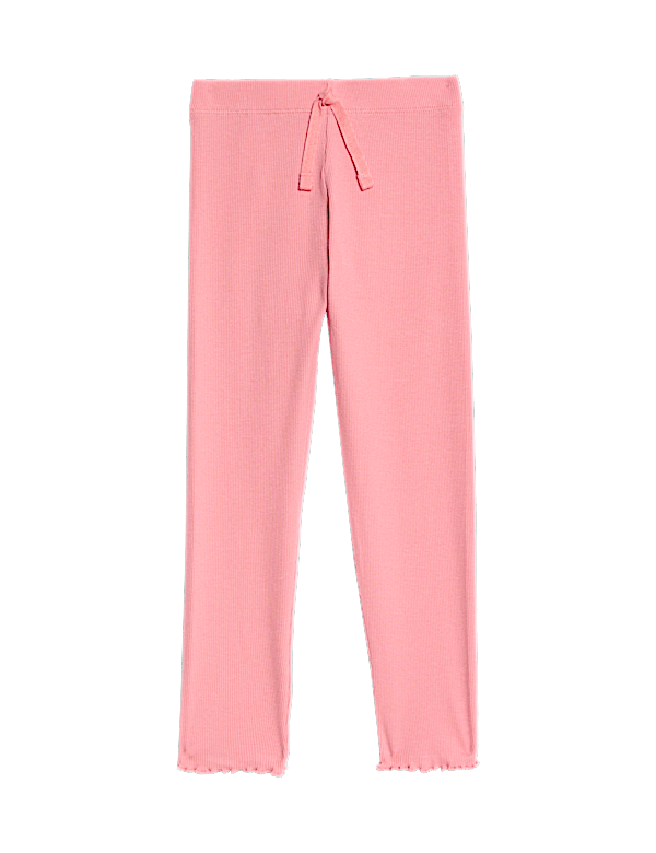 Cotton Rich Ribbed Leggings (2-8 Yrs)
