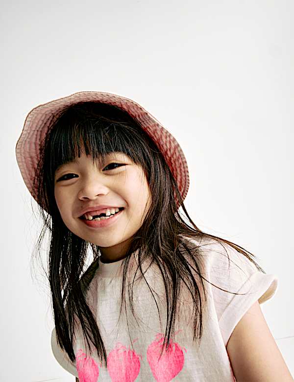 Pure Cotton Strawberry Top & Bottom Outfit (2-8 Yrs) - GR