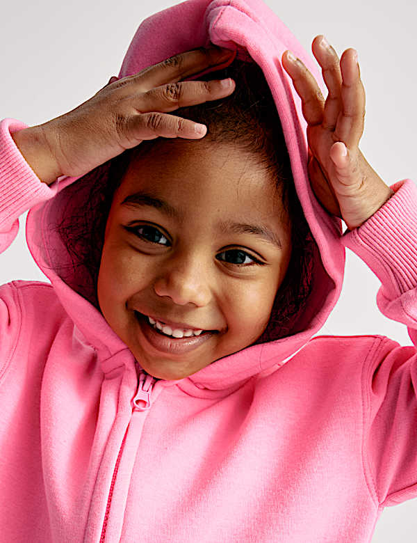 Cotton Blend Hoodie (2-8 Yrs) - CA