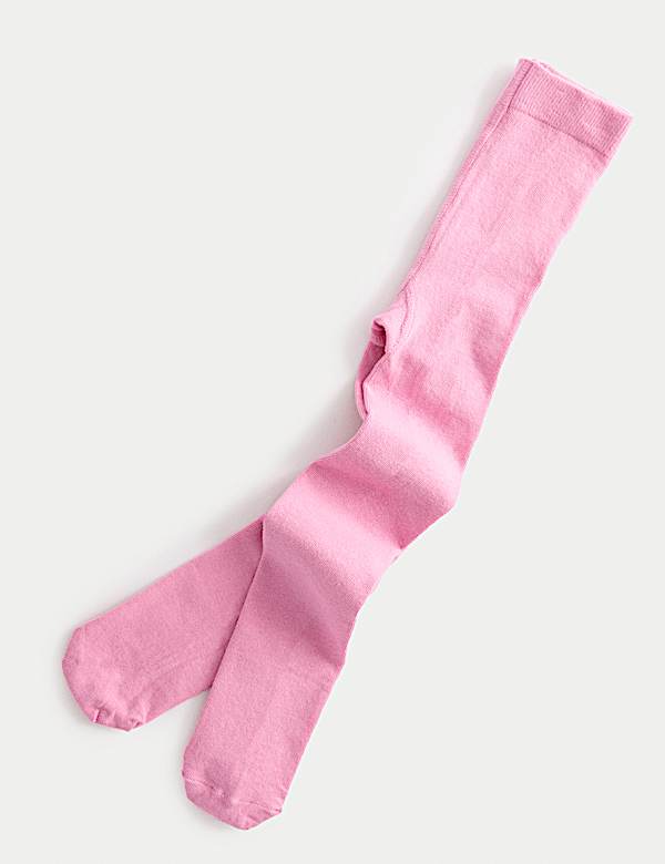 Cord Pleated Skirt With Tights (2-8 Yrs)