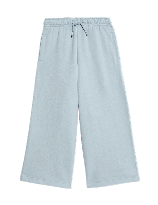 Cotton Rich Wide Leg Joggers (2-8 Yrs)