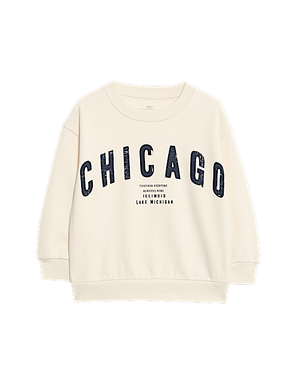 Cotton Rich Chicago Sweatshirt (2-8 Yrs)