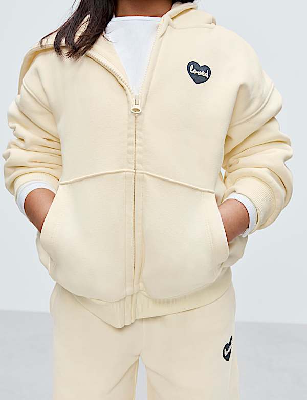 Pull à Capuche Jaune Marks And Spencer Femme Taille 8 (coton/polyester)