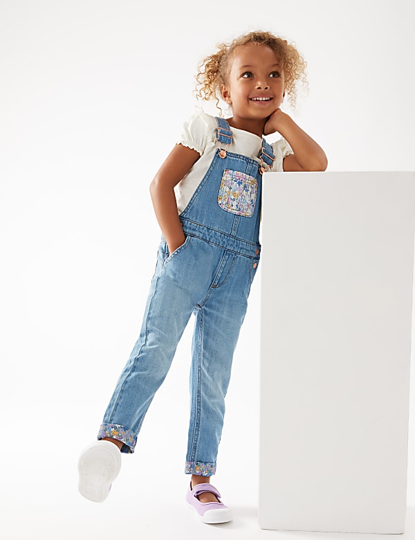 Cotton Rich Denim Dungaree Outfit (2-7 Yrs)