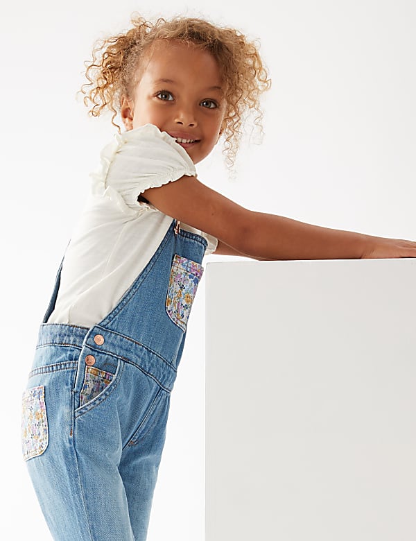 Cotton Rich Denim Dungaree Outfit (2-7 Yrs)