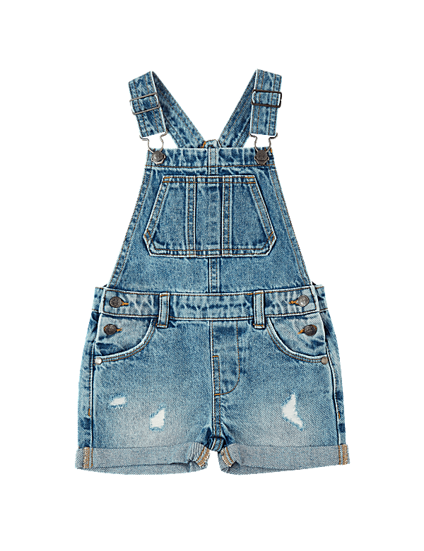 Denim Short Dungarees (2-7 Yrs)