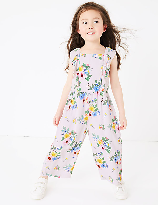 Marks and spencer floral jumpsuit online