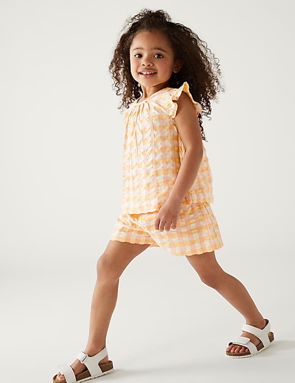 Pure Cotton Gingham Outfit