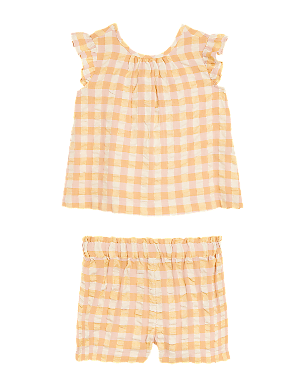 Pure Cotton Gingham Outfit