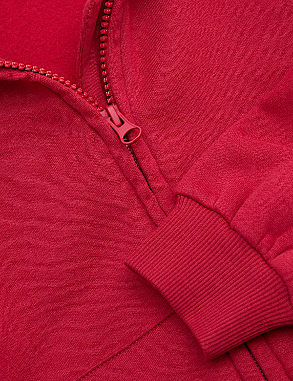 Cotton Rich Zip Through Hoodie (2-8 Yrs)