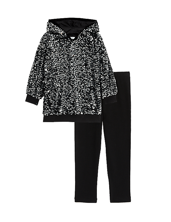 2pc Sequin Top & Bottom Outfit (2-8 Yrs)