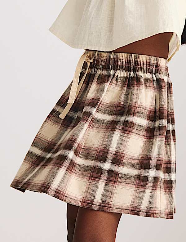 2-teiliges Outfit aus kariertem Rock und Bluse (18 Monate&ndash;8 Jahre) - DE