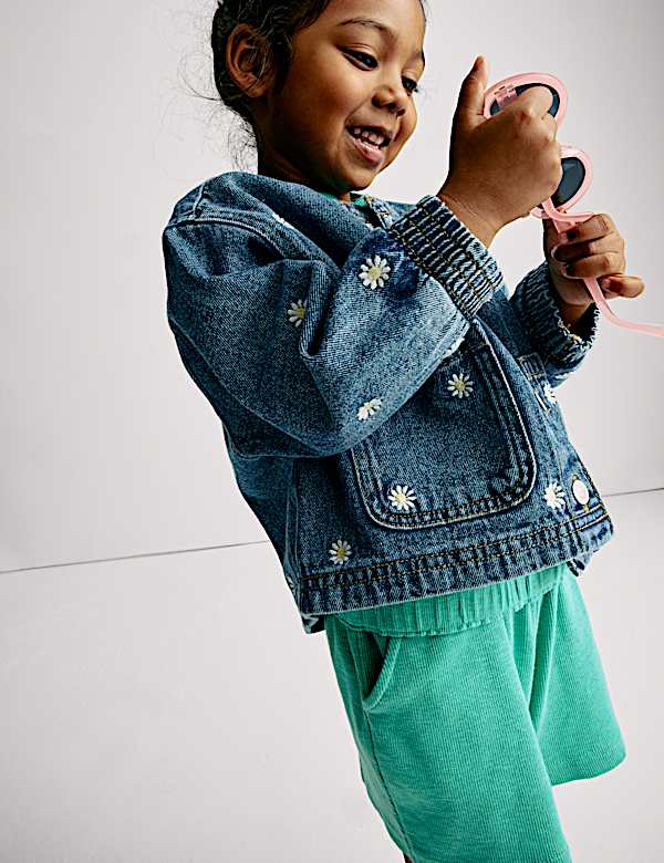 Cotton Rich Ribbed Top & Bottom Outfit (1-8 Yrs) - JE