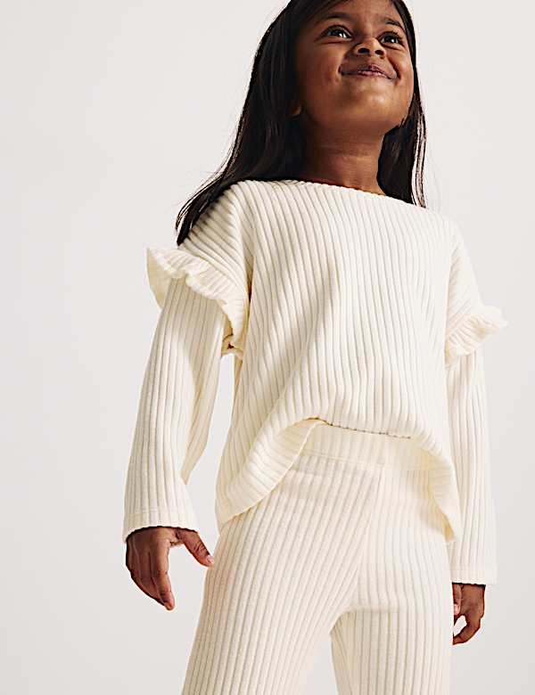 Jersey Frill Top & Bottom Outfit (2-8 Yrs) - HU