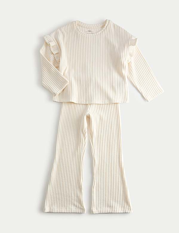 Jersey Frill Top & Bottom Outfit (2-8 Yrs) - HU