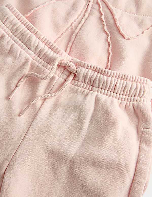 2pc Cotton Rich Bow Sweat Outfit (2-8 Yrs) - KG