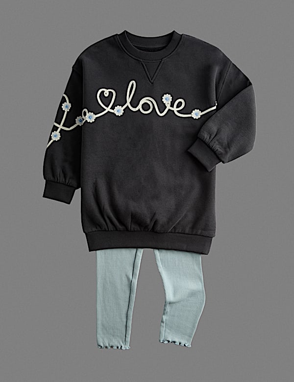 2pc Cotton Rich Sweatshirt Outfit (1-8 Yrs)