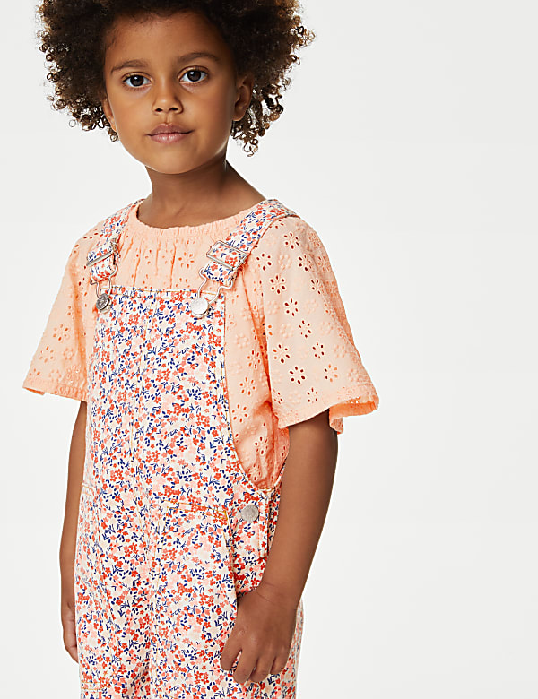 Cotton Rich Floral Outfit (2-8 Yrs)