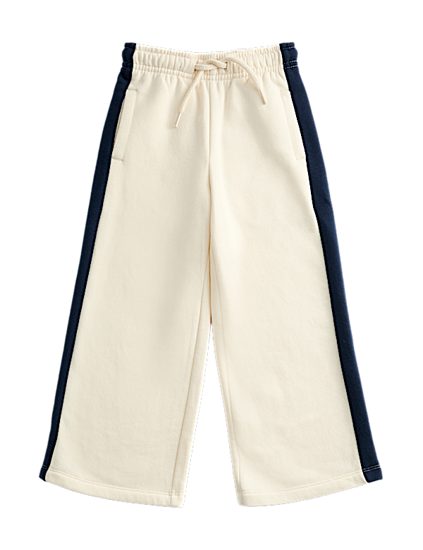Side Stripe Wide Leg Joggers (2-8 Yrs)