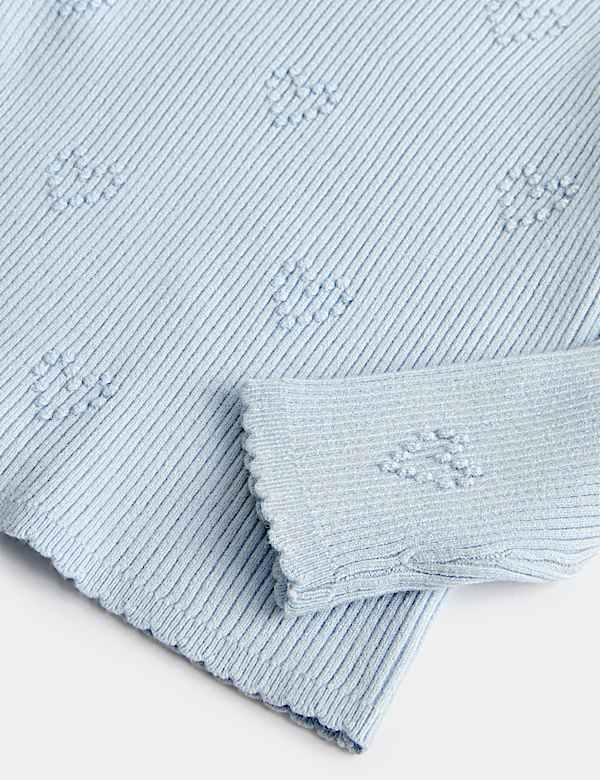 Heart Textured Knitted Top (2-10 Years)