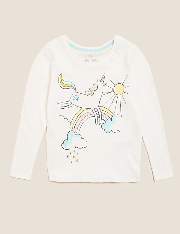 Pure Cotton Printed Round Neck Top