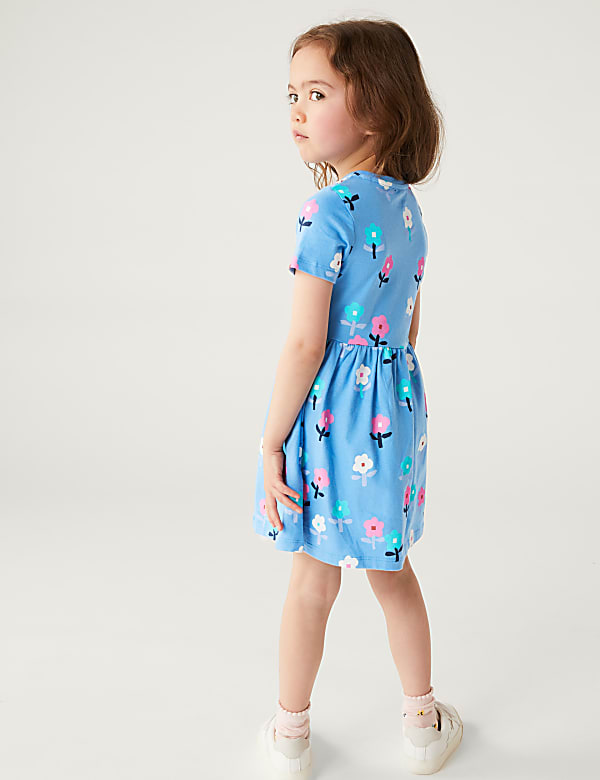 Cotton Rich Floral Print Dress