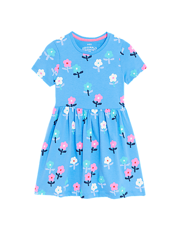 Cotton Rich Floral Print Dress