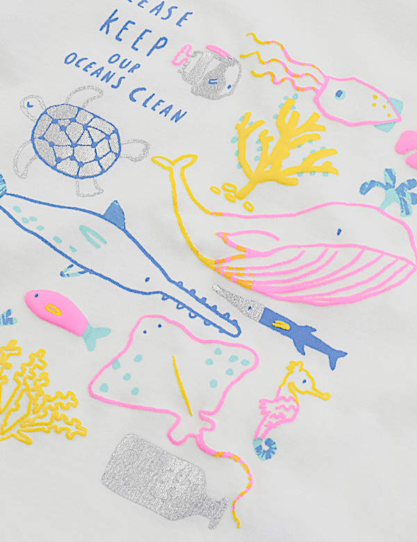 Cotton Sealife Creatures T-Shirt (2-7 Yrs)