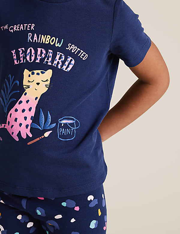 Pure Cotton Leopard T-Shirt (2-7 Yrs)