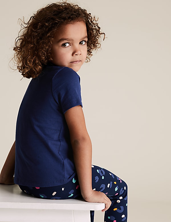 Pure Cotton Leopard T-Shirt (2-7 Yrs)