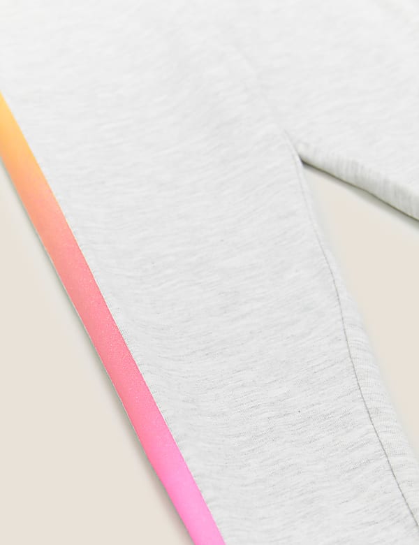 Cotton Rainbow Tape Leggings (2-7 Yrs)