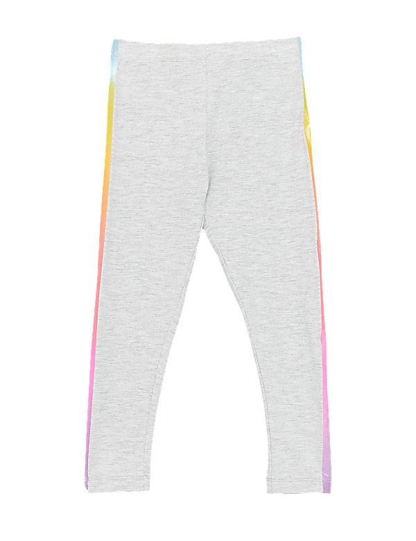 Cotton Rainbow Tape Leggings (2-7 Yrs)