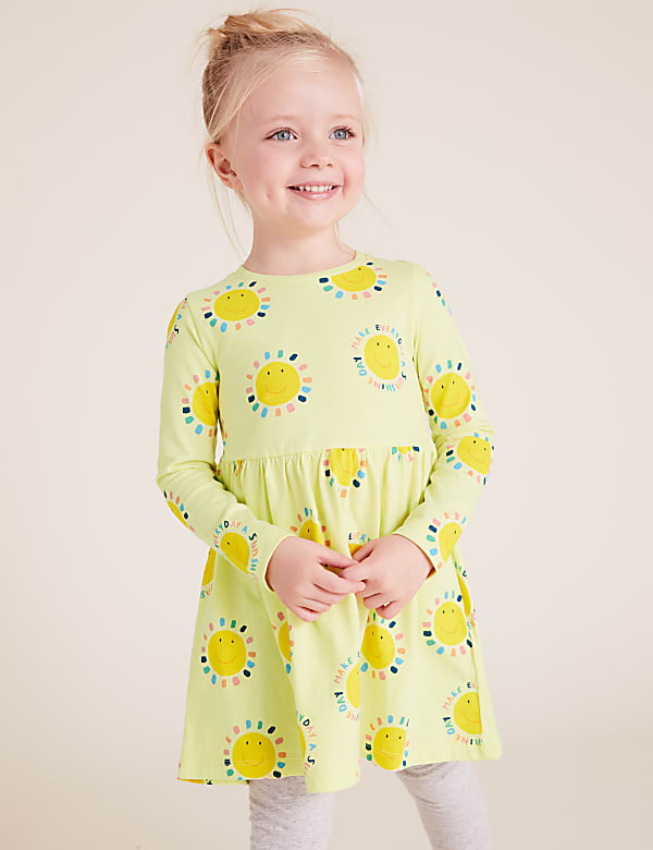 Pure Cotton Sunshine Print Dress