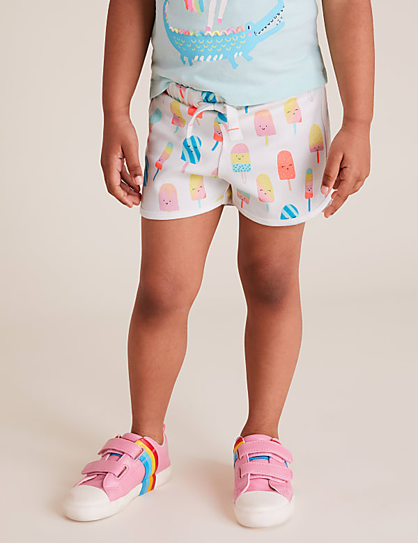 Cotton Lolly Print Shorts (2-7 Yrs)