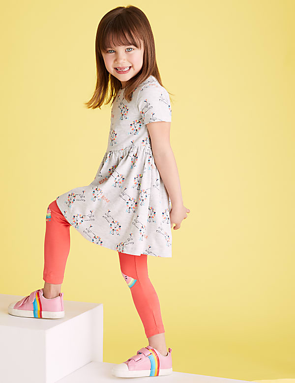 Organic Cotton Lion Print Dress
